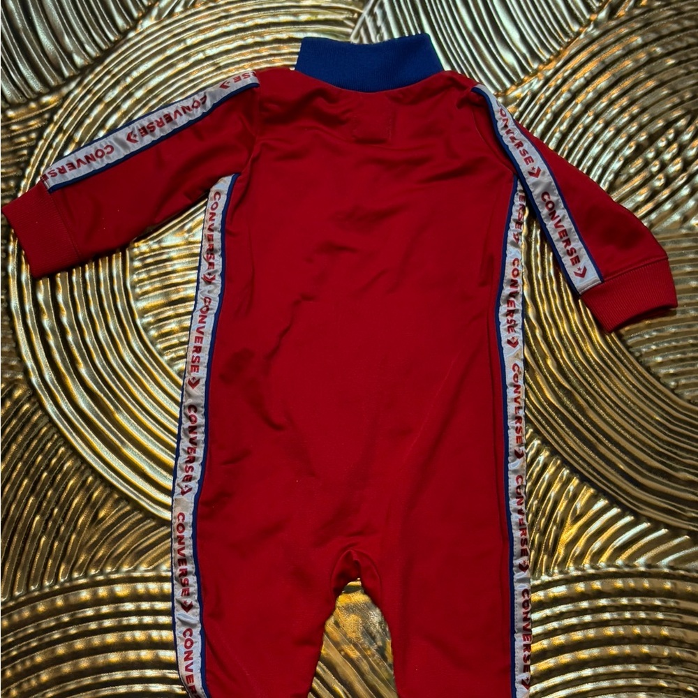 Converse Kids Red and Blue Footie - Picture 5 of 5